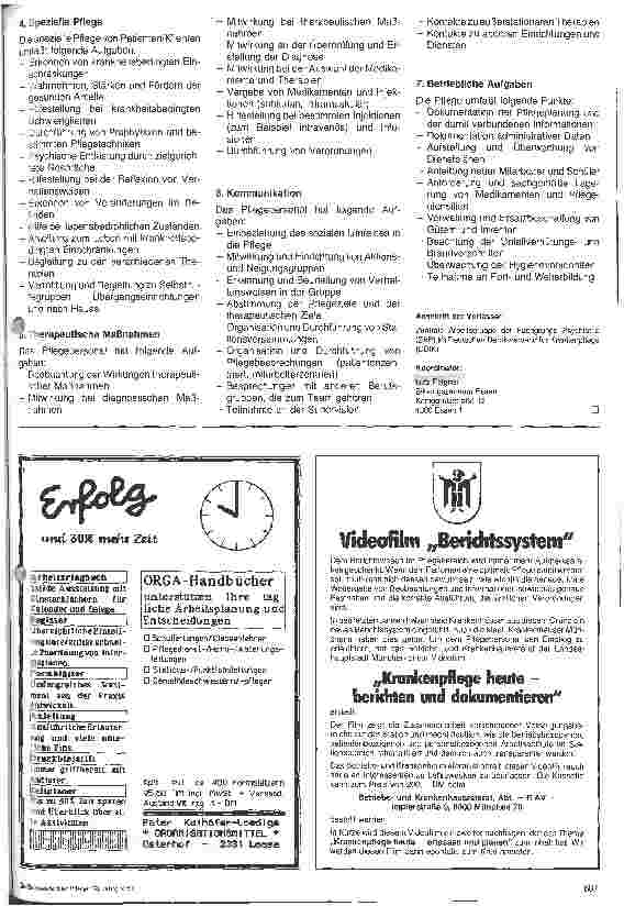 Vorschauseite 2: Tätigkeitsmerkmale für die Pflege in der Psychiatrie