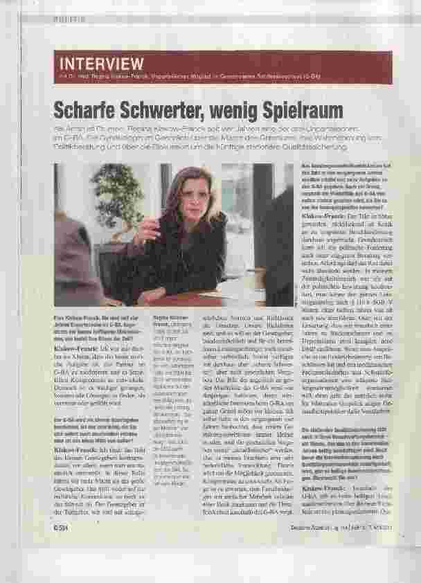 Vorschauseite 1: Scharfe Schwerter, wenig Spielraum