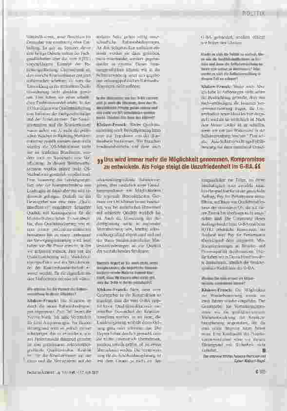 Vorschauseite 2: Scharfe Schwerter, wenig Spielraum