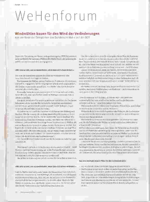 Vorschauseite 1: WeHenforum