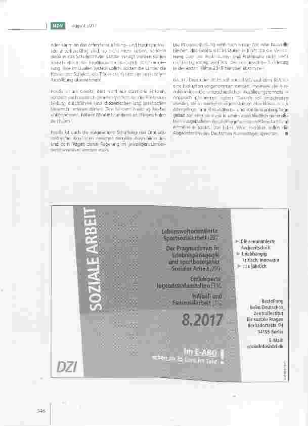 Vorschauseite 4: Neues Pflegeberufegesetz vom Deutschen Bundestag und Bundesrat verabschiedet