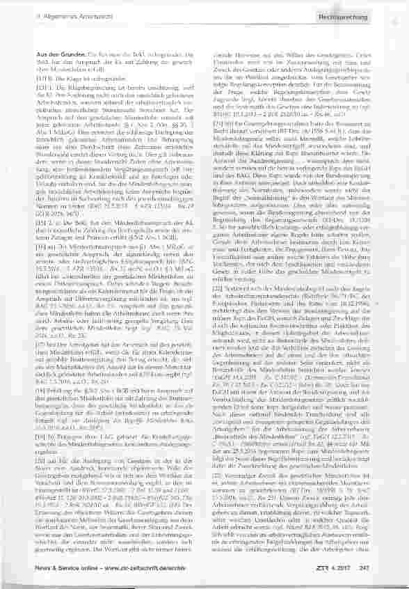 Vorschauseite 3: Auslegung einer Bezugnahmeklausel „Neuvertrag