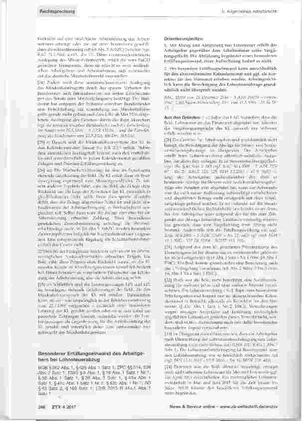 Vorschauseite 4: Auslegung einer Bezugnahmeklausel „Neuvertrag