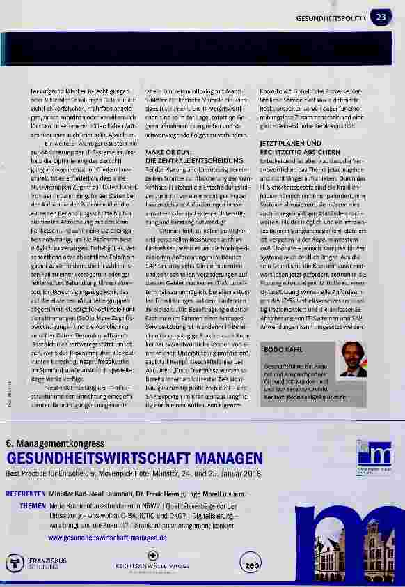 Vorschauseite 2: IT-Sicherheit ist jetzt!