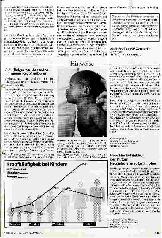 Vorschauseite 2: Die Krankendokumentation muß Besonderheiten in der Pflege aufzeigen