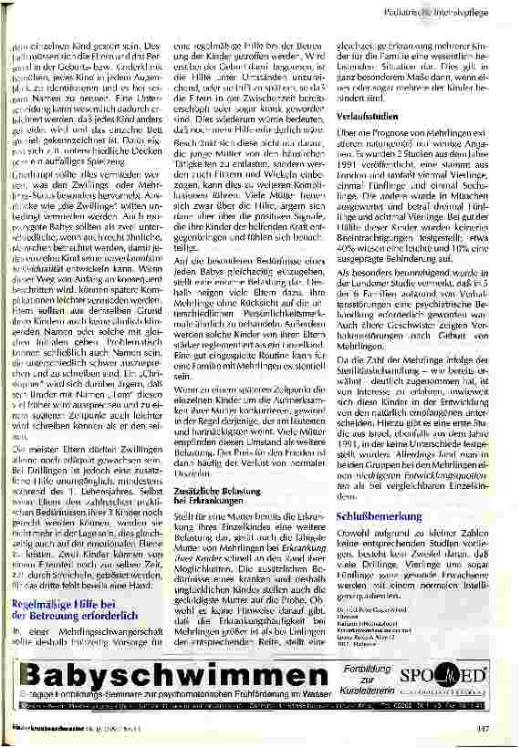 Vorschauseite 5: Mehrlingsgeburten