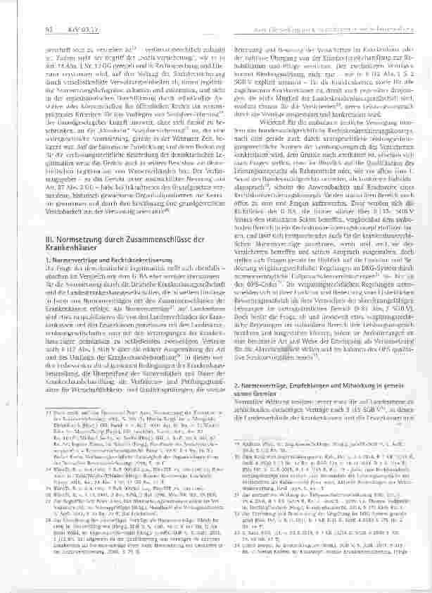 Vorschauseite 4: Die Stellung der Krankenhäuser in der Selbstverwaltung
