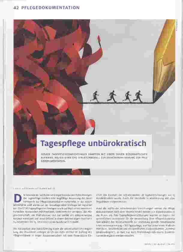 Vorschauseite 1: Tagespflege unbürokratisch