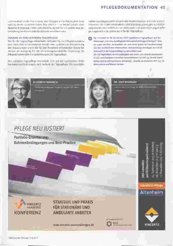 Vorschauseite 4: Tagespflege unbürokratisch