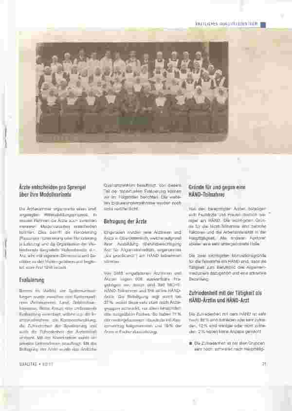 Vorschauseite 2: Evaluierung des Hausärztlichen Notdienstes in Oberösterreich