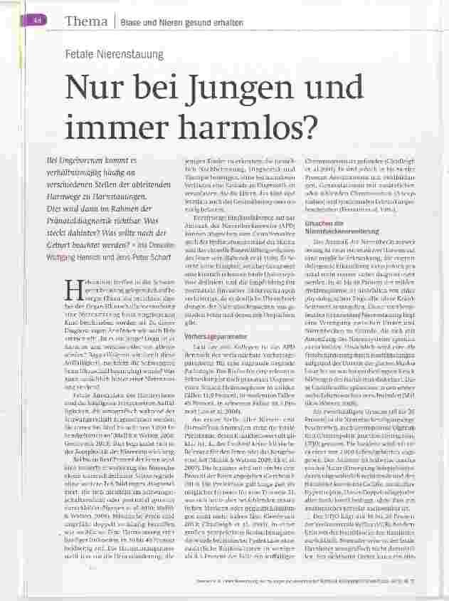 Vorschauseite 1: Nur bei Jungen und immer harmlos?