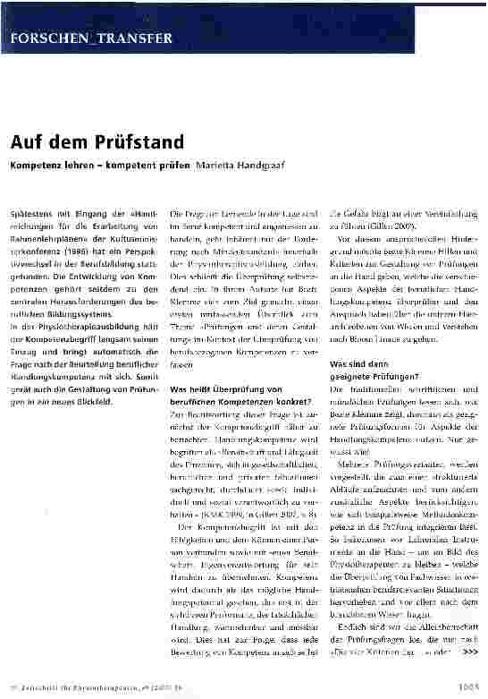 Vorschauseite 1: Auf dem Prüfstand