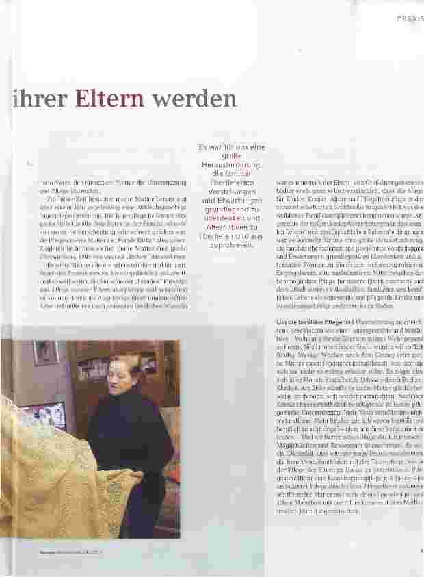 Vorschauseite 2: Ez gida tu bice“ - Wenn Kinder zu Pflegenden ihrer Eltern werden