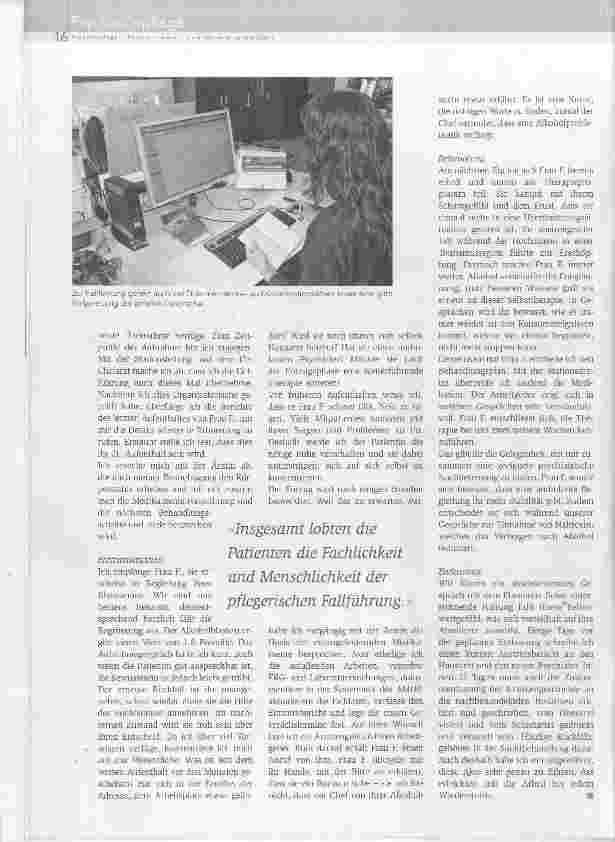 Vorschauseite 3: Fallführende Pflegefachpersonen garantieren höhere Präsenz