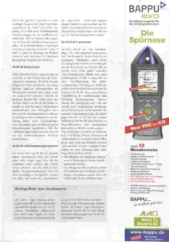 Vorschauseite 2: Gefährlicher Schall