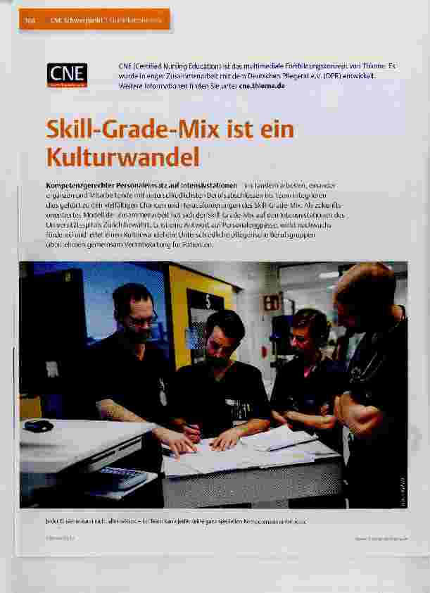 Vorschauseite 1: Skill-Grade-Mix ist ein Kulturwandel