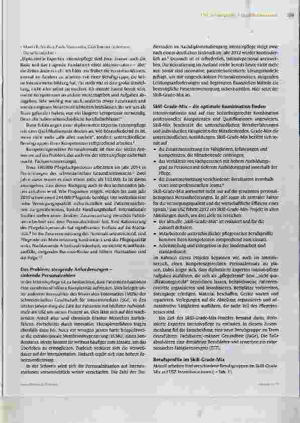 Vorschauseite 2: Skill-Grade-Mix ist ein Kulturwandel
