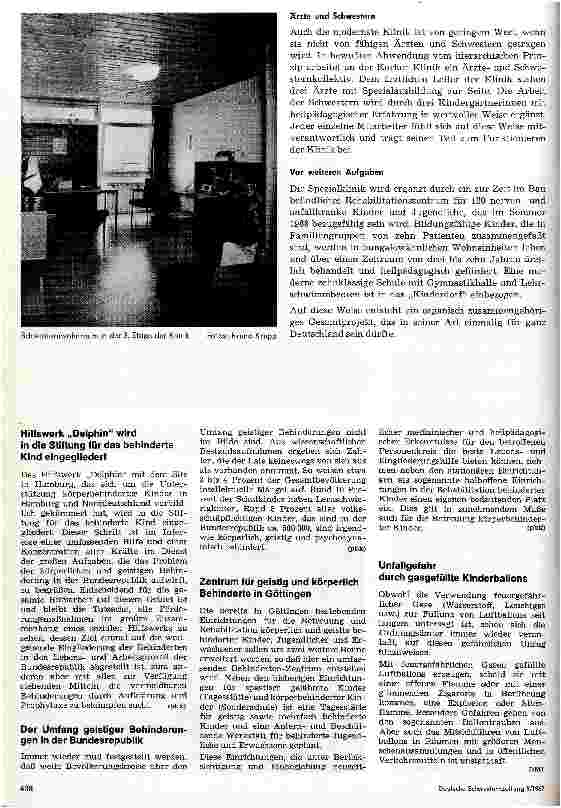 Vorschauseite 4: Klinik für nervenund anfallkranke Kinder und Jugendliche Eine neue Modellklinik in den Korker Anstalten