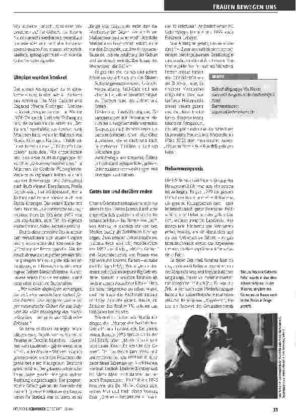 Vorschauseite 2: Beratungsstelle für Natürliche Geburt und Eltern-Sein e. V.