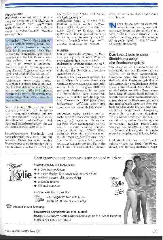 Vorschauseite 2: Umweltschutz in der ambulanten Pflege