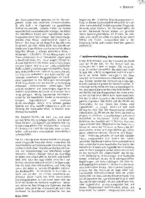 Vorschauseite 2: Standards für die Führung von Vormundschaften