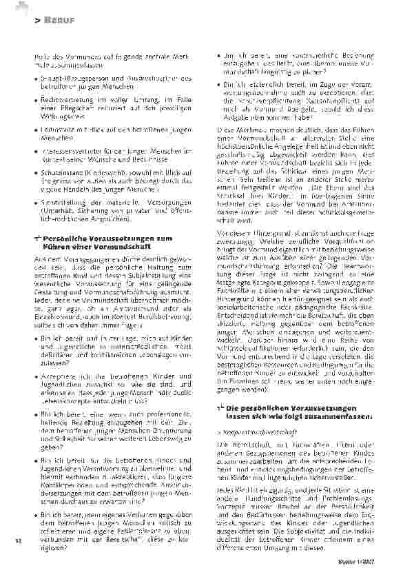 Vorschauseite 3: Standards für die Führung von Vormundschaften