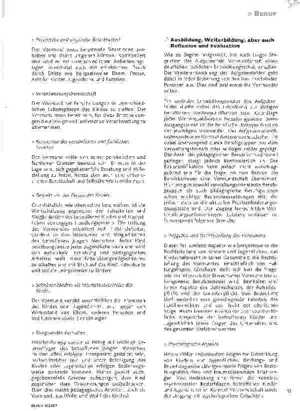 Vorschauseite 4: Standards für die Führung von Vormundschaften