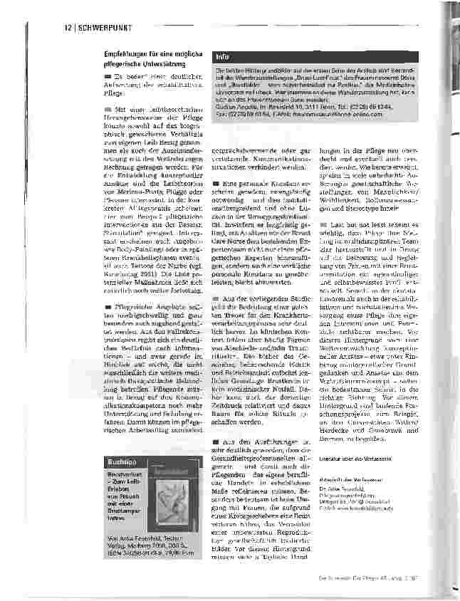 Vorschauseite 5: Brustverlust - was können wir tun?