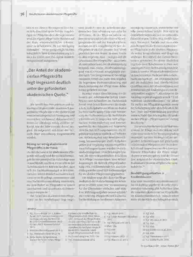 Vorschauseite 2: Pflegestudium - und dann?