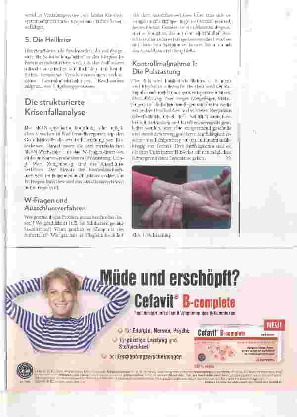 Vorschauseite 2: Die strukturierte Krisenfallanalyse im Fasten