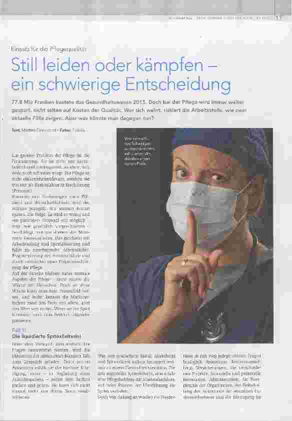 Vorschauseite 1: Still leiden oder kämpfen ein schwierige Entscheidung