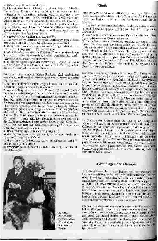 Vorschauseite 2: Das Nierenversagen und seine Behandlung