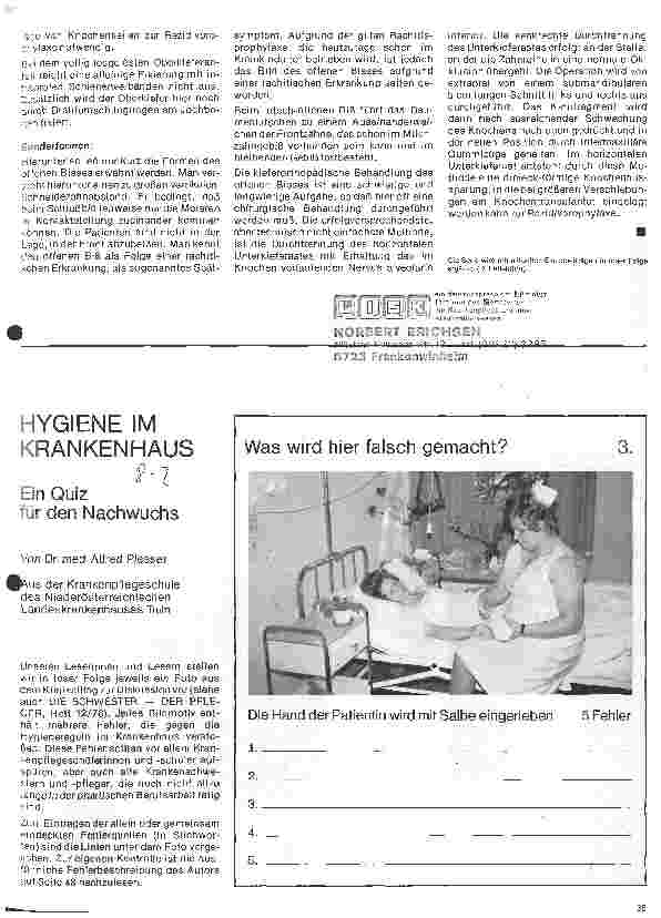Vorschauseite 6: Zahn-, Mundund Kieferchirurgie 12. Folge (Schluß): Kieferorthopädische Chirurgie