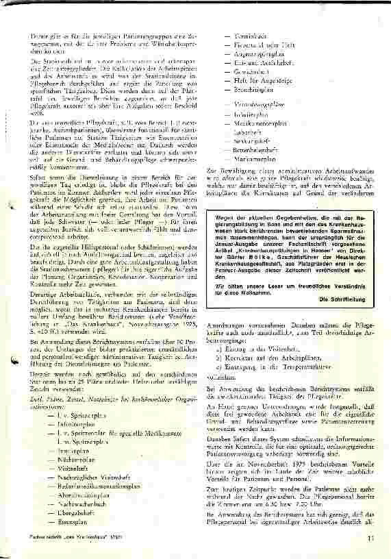 Vorschauseite 2: Möglichkeiten einer rationellen und übersichtlichen Arbeitsablaufplanung bei Anwendung des Berichtsystems