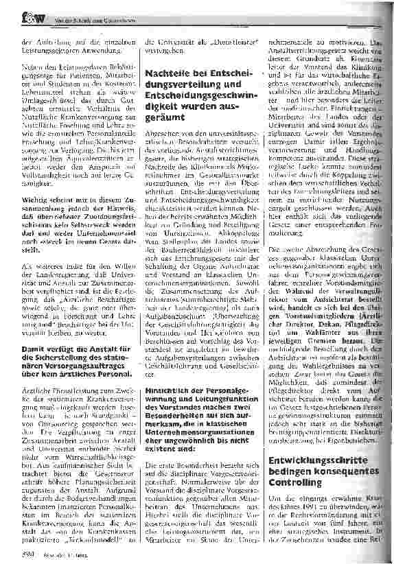 Vorschauseite 3: Von der Behörde zum Unternehmen Chronologie einer Rechtsformänderung am Beispiel der Universitätsklinik Mainz
