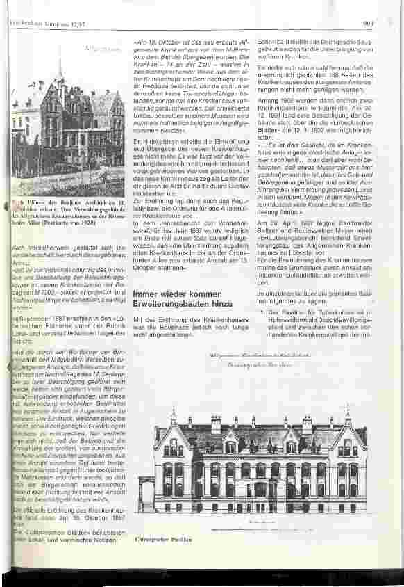 Vorschauseite 5: 100 Jahre Städtisches Krankenhaus Süd in Lübeck