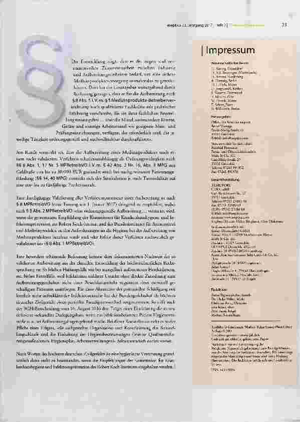 Vorschauseite 5: Prävention von peripher-venösen Gefäßkatheter-Infektionen