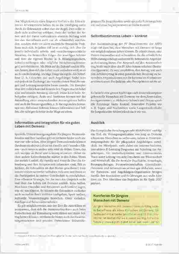 Vorschauseite 3: Demenz mit Mitte 50? Gar nicht so selten!