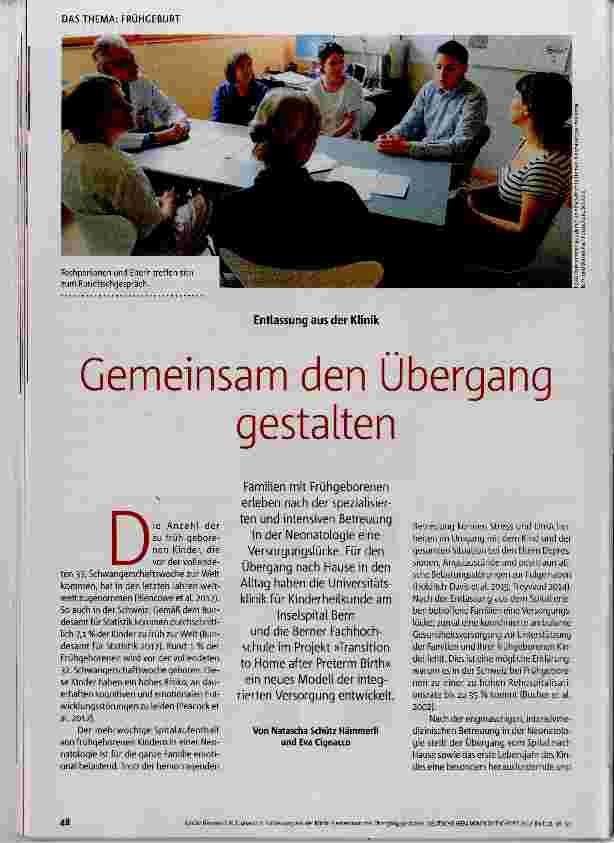 Vorschauseite 1: Gemeinsam den Übergang gestalten