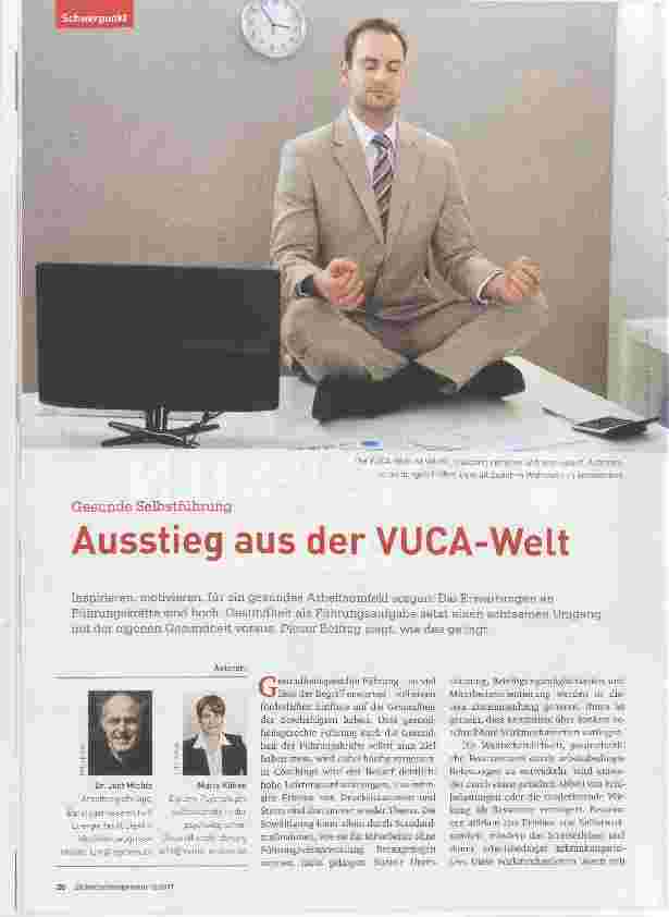 Vorschauseite 1: Ausstieg aus der VUCA-Welt