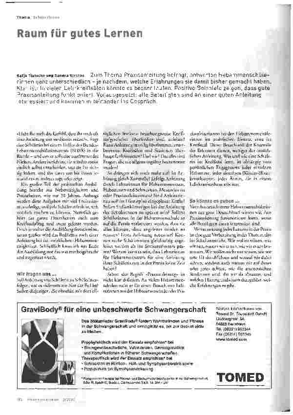 Vorschauseite 1: Raum für gutes Lernen