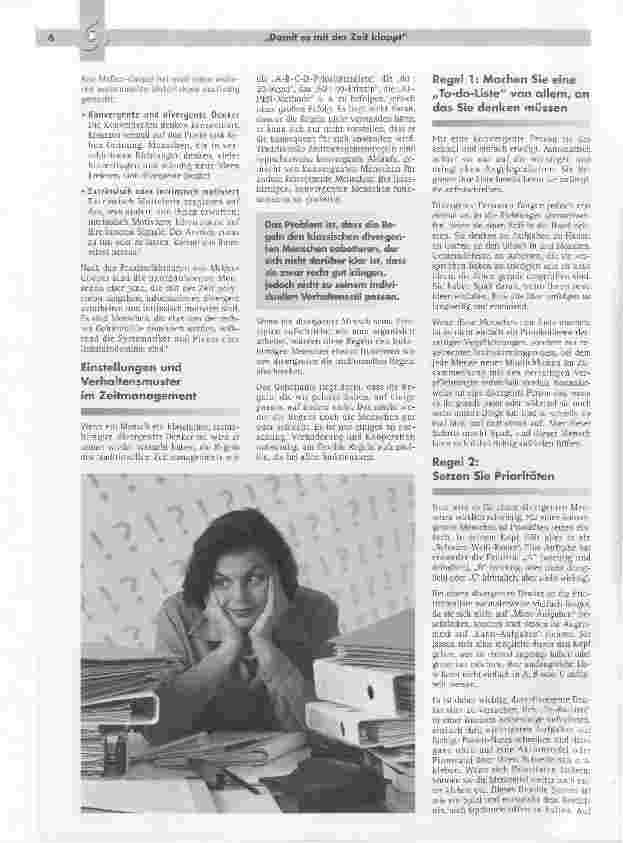 Vorschauseite 3: Damit es mit der Zeit klappt!