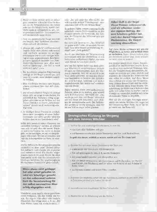Vorschauseite 5: Damit es mit der Zeit klappt!