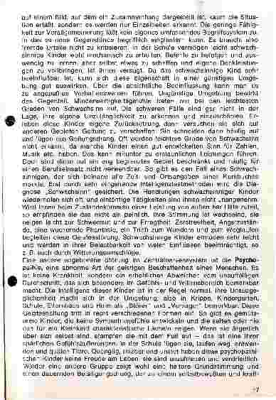 Vorschauseite 2: Das geistig gestörte Kind