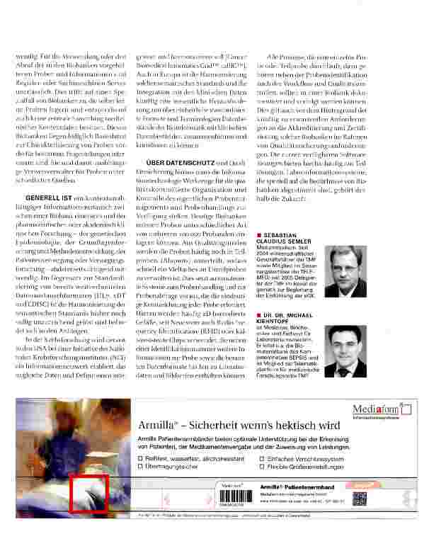 Vorschauseite 4: Biobanking