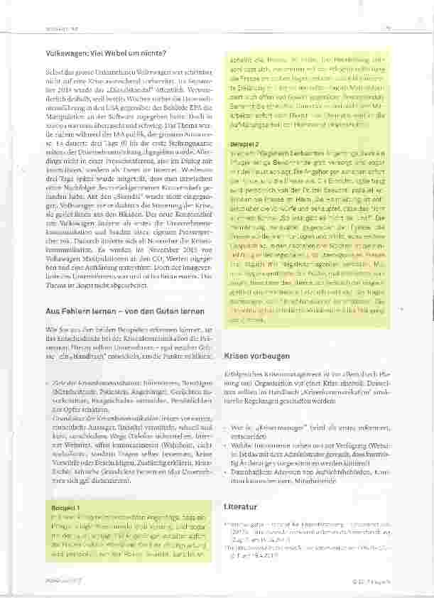 Vorschauseite 3: Krisenkommunikation