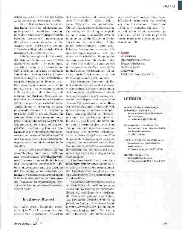 Vorschauseite 3: Was für ein Stress, ich bin völlig ausgebrannt!
