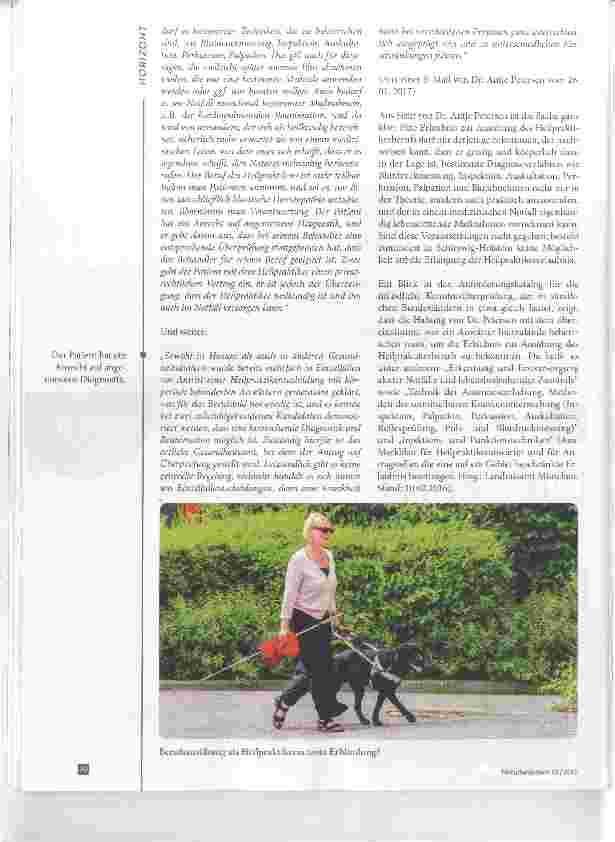 Vorschauseite 4: Wie viel Handicap ist erlaubt? Heilpraktiker trotz Behinderung