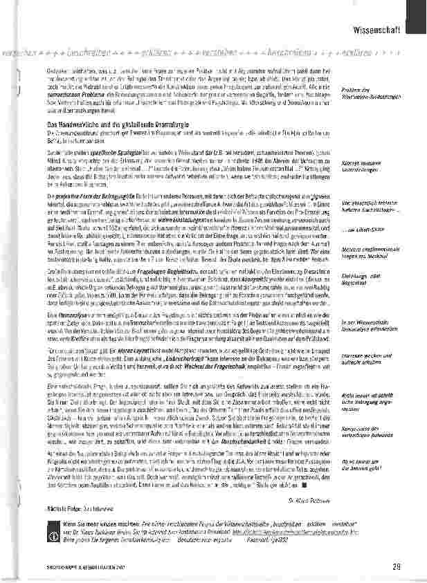 Vorschauseite 2: Folge 13: Fallstricke bei der Konstruktion eines Fragebogens