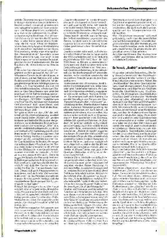 Vorschauseite 2: Qualitätsverbesserung im Krankenhaus - zwingend oder ein Modetrend? Kritische Überlegungen zur Faszination und zu Risiken